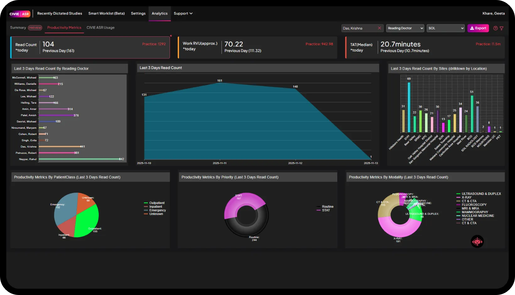 AI-powered Radiology Dictation System (ASR)